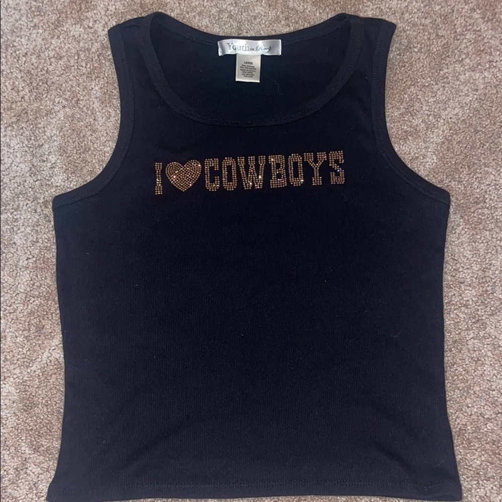 Black 'I Love Cowboys'